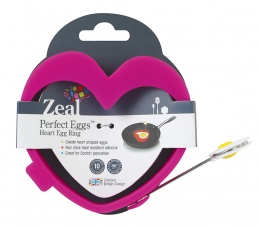 Perfect Eggs Heart Shaped Silicone Egg Ring by CKS Zeal